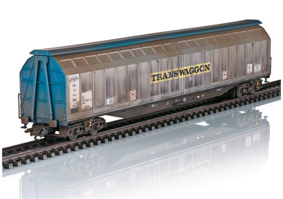 Märklin 47349 Schiebewandwagen-Set 3-teilig mit Stark differenzierte Alterung - H0 (1:87) | Bild 2