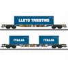 Märklin 47460 Containertragwagen-Set Bauart Sgns, 2- teilig - H0 (1:87)