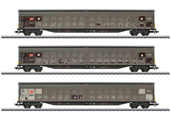 Märklin 48067 Schiebewandwagen-Set Habbins 354, 3-teilig der DB Cargo - H0 (1:87)