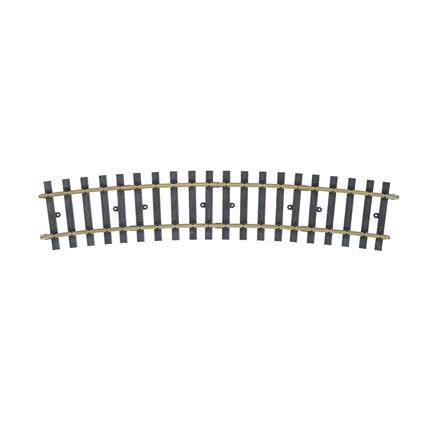 Märklin 59074 gebogenes Gleis, Radius 1.550 mm. 15°. (H1100)