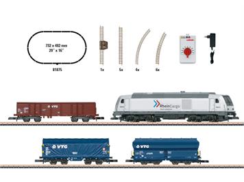 Märklin 81875 Startpackung "moderner Güterverkehr" mit Diesellok BR 285 - Z (1:220)