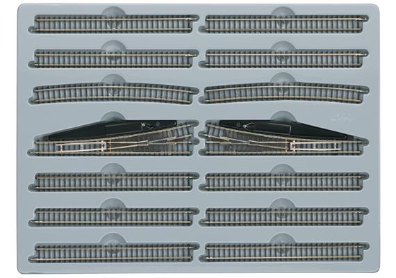 Märklin 8190 Erweiterungspackung E mit Handweichen - Z (1:220)