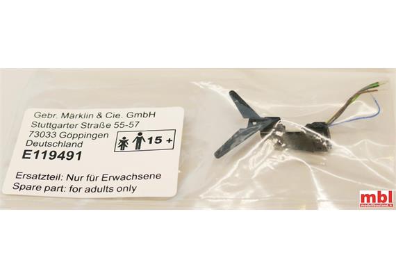 Märklin E119491 Ersatzteil Kupplung W zu 37546 "Graue Maus", Muffen-Teil, H0 (1:87) | Bild 5