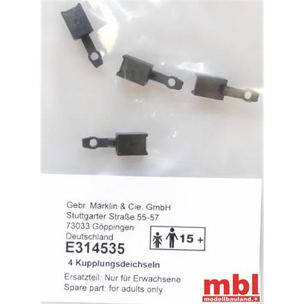 Märklin E314535 Kupplungsaufnahme, 4 Stück, H0