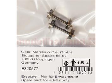 Märklin E320577 RP25 - Radsatz DC 2L, 2 Stück - H0 (1:87)