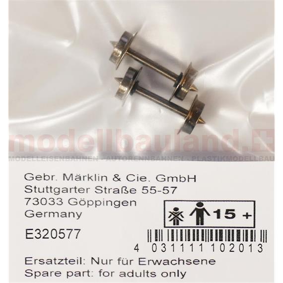 Märklin E320577 RP25 - Radsatz DC 2L, 2 Stück - H0 (1:87)