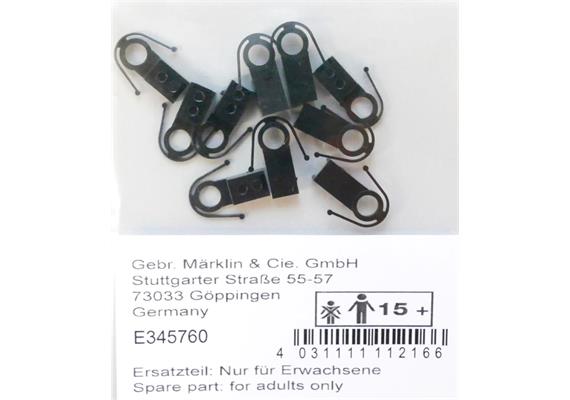 Märklin E345760 Kupplungsschacht schwarz, 10 Stück - H0 (1:87) | Bild 1