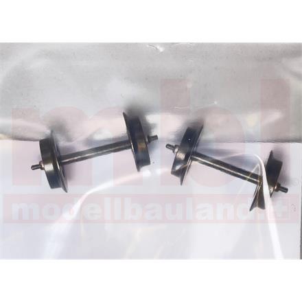 Märklin E700100 Scheiben-Radsatz Zapfenlager AC 3L, 2 Stück - H0 (1:87)