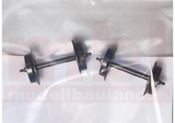 Märklin E700100 Scheiben-Radsatz Zapfenlager AC 3L, 2 Stück - H0 (1:87)