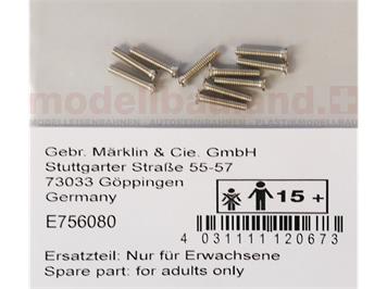 Märklin E756080 Senkschraube M2x10mm, 10 Stück