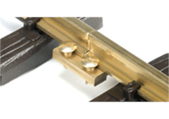 Massoth 8100111 Schienenverbinder 19 mm, Messing, 50 Stück - G (1:22,5) | Bild 2