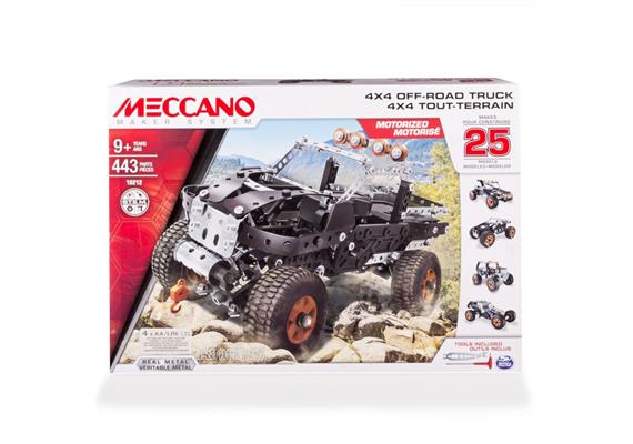 Meccano TECH 16212 25-Multimodell-Set 4x4 Truck 443 Teile | Bild 1