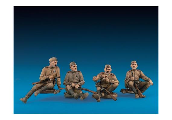 MiniArt 35001 Fig. Sov. Infanterie in Ruhe (4) - Massstab 1:35 | Bild 4