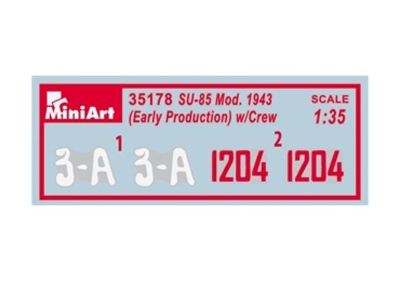 MiniArt 35178 SU-85 Früh. Prod. 1943 m. Bes. (5) - Massstab 1:35 | Bild 2