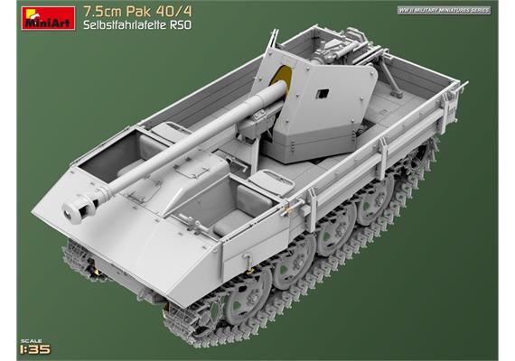 MiniArt 35483 7,5 cm PaK40/4 auf RSO (3) - Massstab 1:35 | Bild 4