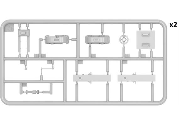 MiniArt 35666 Dior.-Set Bahnübergang mit Schranken - Massstab 1:35 | Bild 3