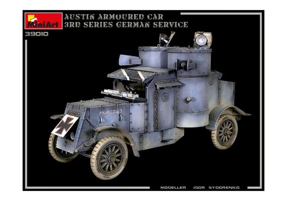 MiniArt 39010 Austin Spähpanzer 3Ser. Dt. Inter. - Massstab 1:35 | Bild 4