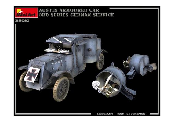 MiniArt 39010 Austin Spähpanzer 3Ser. Dt. Inter. - Massstab 1:35 | Bild 6