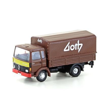 miNis LC4862 Renault JK75 mit Pritsche/Plane, GOTH (CH) - N (1:160)