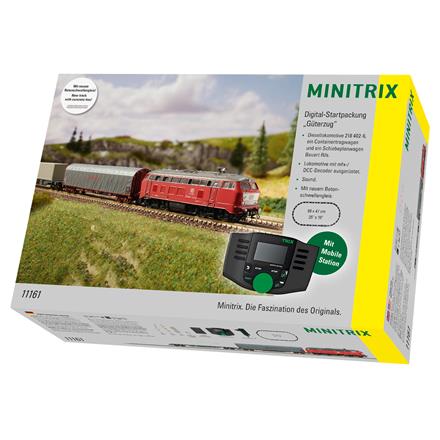 Minitrix 11161 Digital-Startpackung "Güterzug" mit Mobile Station - N (1:160)