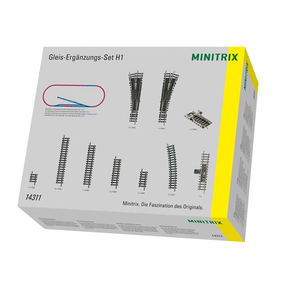 Minitrix 14311 Gleis-Ergänzungs-Set H1 - N (1:160)