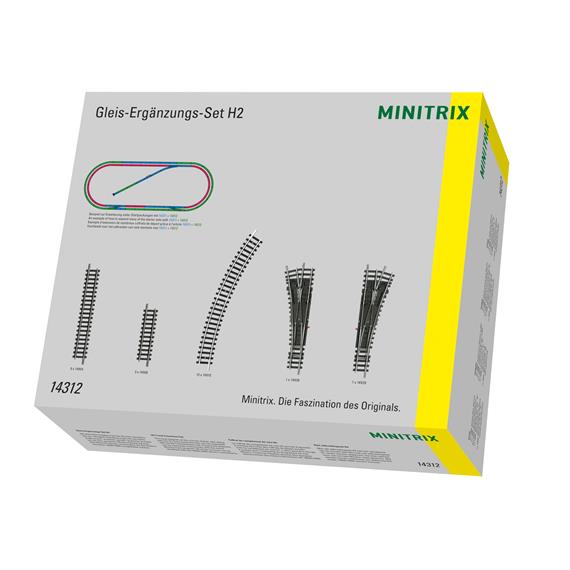 Minitrix 14312 Gleis-Ergänzungs-Set H2 - N (1:160)