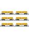 Minitrix 15075 6 vierachsige Containertragwagen der Bauart Sgmmns 190 der AAE, N (1:160)