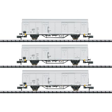 Minitrix 15316 Wärmeschutzwagen-Set (3) der Bauart Ibblps {8256} der DR