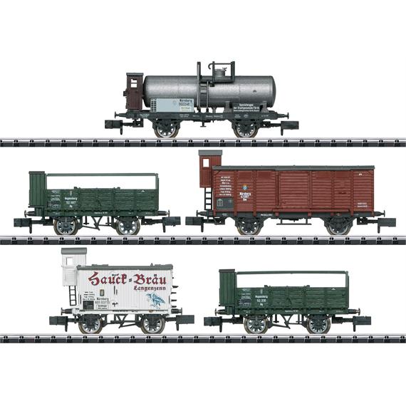 Minitrix 15715 Güterwagen-Set "150 Jahre Vizinalbahnen" - N (1:160)
