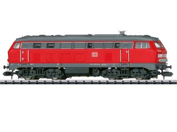 Minitrix 16823 Diesellokomotive Baureihe 218 der DB AG, digital DCC/mfx mit Sound - N