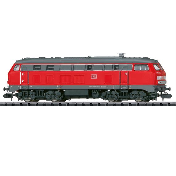 Minitrix 16823 Diesellokomotive Baureihe 218 der DB AG, digital DCC/mfx mit Sound - N