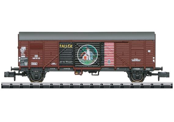 Minitrix 18021 Gedeckter Güterwagen DB „75 Jahre Faller“ - N (1:160)