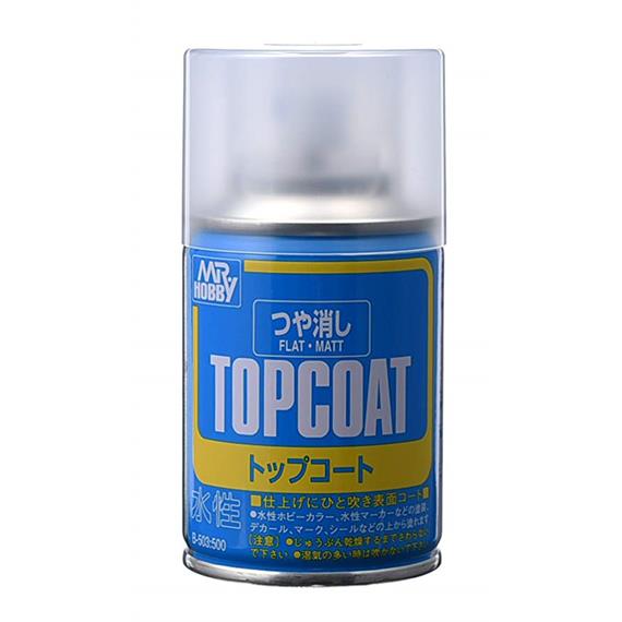 Mr. Hobby (Gunze Sangyo) B-503 Top Coat Flat Spray (86 ml)