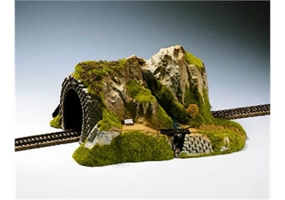 NOCH 02200 Tunnel, 1-gleisig, gerade, 34 x 27 x 16 cm - H0 (1:87)