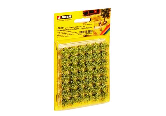 Noch 07041 Grasbüschel Mini-Set XL “Feldpflanzen”, grün veredelt | Bild 1