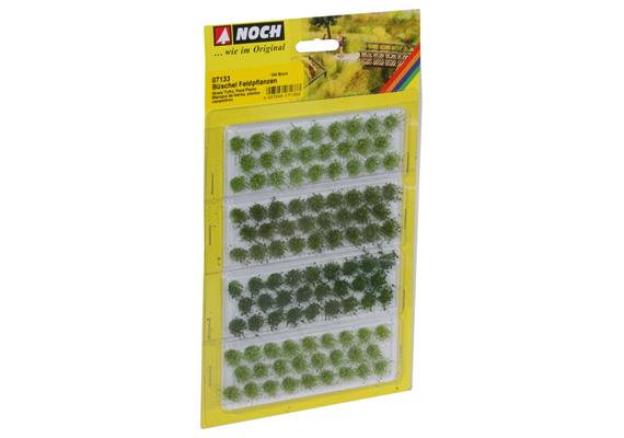 Noch 07133 Grasbüschel “Feldpflanzen” hell-, mittel- und dunkelgrün veredelt, 104 Stück | Bild 1