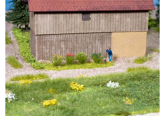 Noch 07133 Grasbüschel “Feldpflanzen” hell-, mittel- und dunkelgrün veredelt, 104 Stück | Bild 2