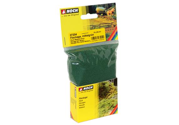 NOCH 07204 Flockage, mittelgrün, 20 g Beutel | Bild 1