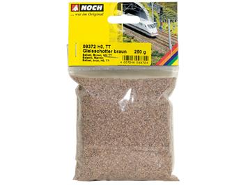 NOCH 09372 Gleisschotter braun, 250 g