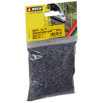 NOCH 09374 Gleisschotter grau, 250 g