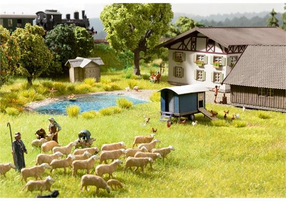 Noch 12854 Schafherde Sound-Szene - H0 (1:87) | Bild 1