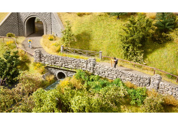 NOCH 13170 Bruchsteinmauer 12 Teile, Gesamtlänge 72 cm - H0 (1:87) | Bild 2
