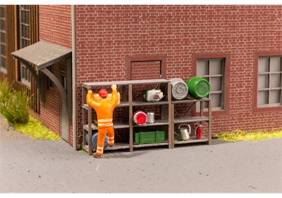 Noch 14203 Laser-Cut Industrieregale - H0 (1.87) | Bild 1