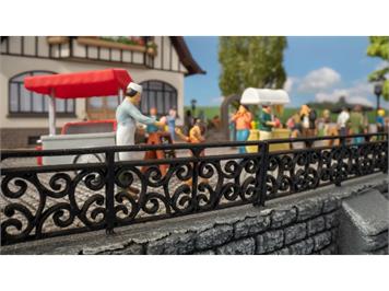 Noch 14209 Schmiedeeisernes Geländer - H0 (1:87)