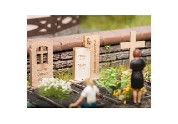Noch 14211 Laser-Cut minis Grabsteine - H0 (1:87)