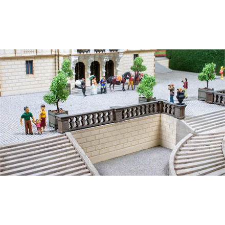 Noch 14215 Balustrade, 22,5 cm lang, 1,4 cm hoch - H0 (1:87)
