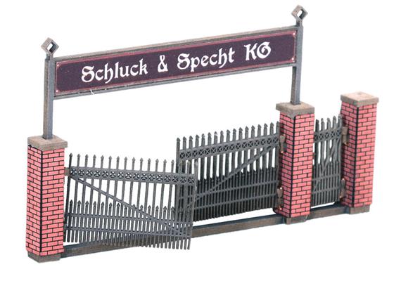 Noch 14234 Laser-Cut Tor mit gemauerten Säulen HO | Bild 2