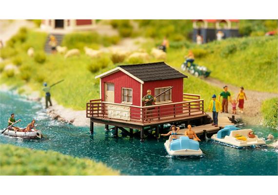 Noch 14259 Bootsverleih - H0 (1:87) | Bild 1