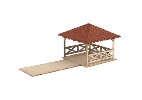 Noch 14263 Laser-Cut Veranstaltungs-Pavillon - H0 (1:87) | Bild 4