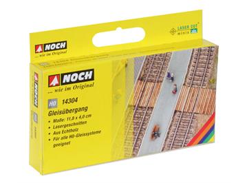 Noch 14304 Laser-Cut Gleisübergang - H0 (1:87)